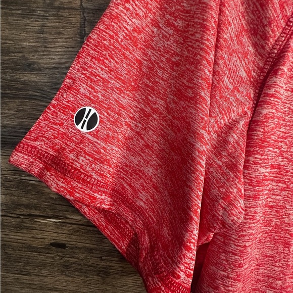 Holloway Red Short Sleeve Athletic Tee Mens Medium - Picture 3 of 4